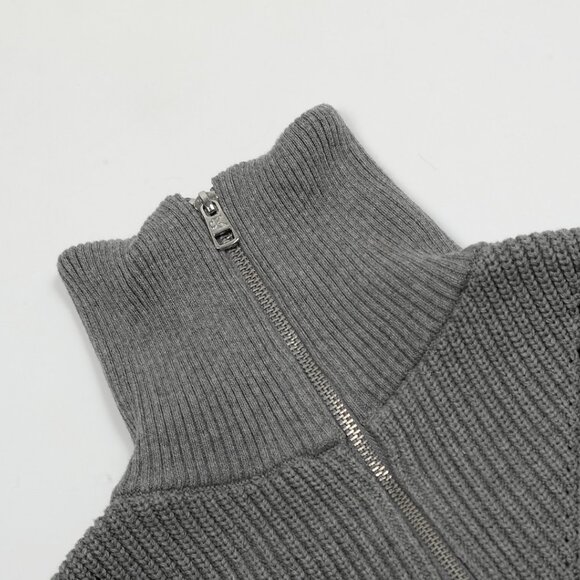 Calvin Klein Simple basic zipper knitted coat